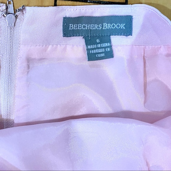 Vintage 90s baby pink high waisted mini skirt - Picture 3 of 3